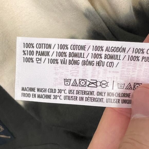 NWT Star Wars‎ Mens M Obi-Wan Darth Vader Face Tie-Dye Long Sleeve Shirt Graphic - Picture 8 of 12